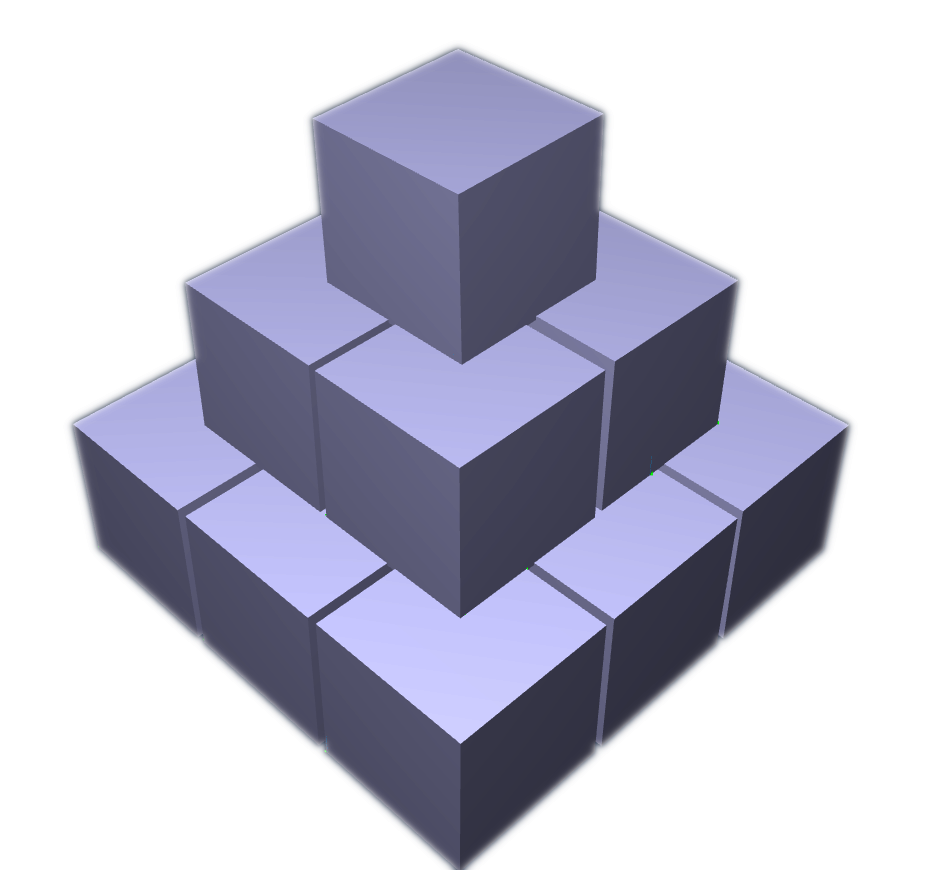 A stack of analytical boxes